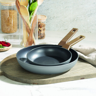 Equip Ecopro Frypan 2 Pack Slate Grey & Black 22 cm & 26 cm