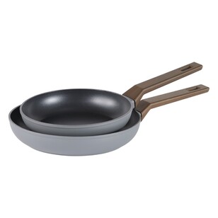 Equip Ecopro Frypan 2 Pack Slate Grey & Black 22 cm & 26 cm