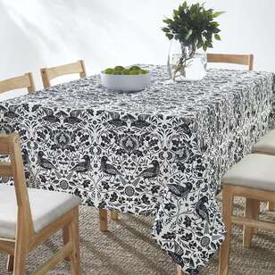 KOO Morris Tablecloth Black & White