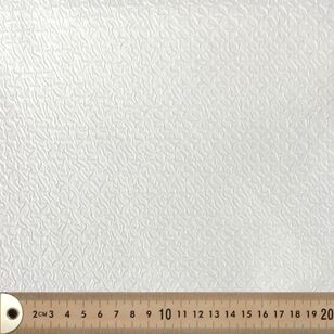 Plain 125 cm Bubble Organza Fabric White 125 cm