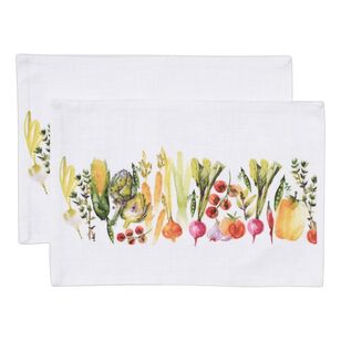 KOO Vege Placemat 2 Pack Multicoloured