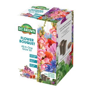 DT Brown Bouquet Flowers Grow Kit Multicoloured