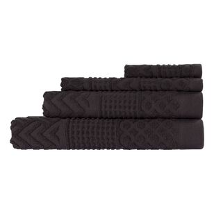 KOO Zara 550GSM Towel Collection Black