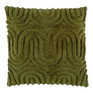 KOO Oscar Tufted Cushion Green 50 x 50 cm