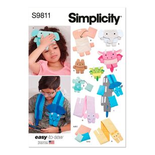 Simplicity S9811 Children's Warm or Cool Packs and Covers Pattern White One Size