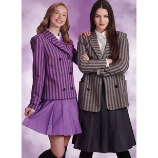 Simplicity S9843 Misses' Suit jacket and skirt Costume Pattern White