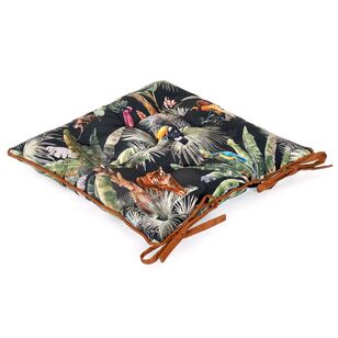 Emerald Hill Jungle Chair Pad 2 Pack Multicoloured 43 x 43 cm