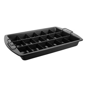 Baker's Secret 2 Piece Brownie Pan Set Dark Grey 40.3 x 25.1 x 4 cm