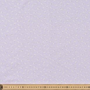 Flower Gems 112 cm Cotton Fabric Lilac 112 cm