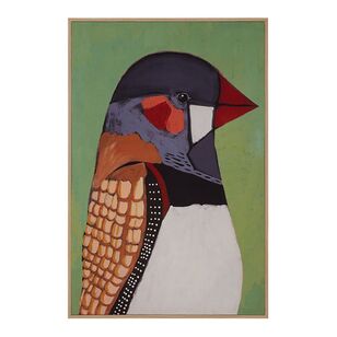 KOO Warlu Finch Framed Canvas Multicoloured 60 x 90 cm