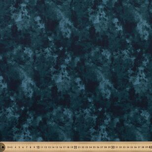 Quilters Blender Marble 3 112 cm Cotton Fabric Teal 112 cm
