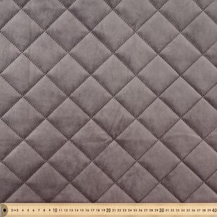 Diamond Pinsonic 145 cm Velvet Fabric Charcoal 145 cm