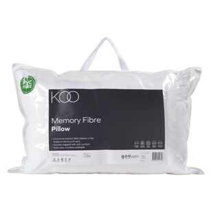 KOO Memory Fibre Pillow White Standard