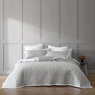 Logan & Mason Essex Bedspread Pewter 260 cm x 260 cm