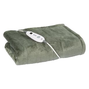 Ever Rest Heated Throw Green