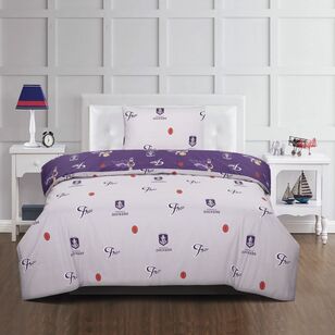 AFL Fremantle Quilt Cover Set Navy