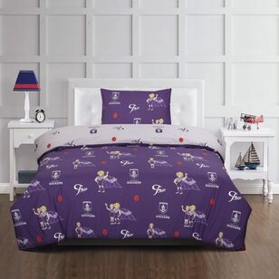 AFL Fremantle Quilt Cover Set Navy