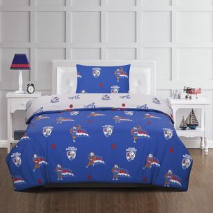 AFL Western Bulldogs Quilt Cover Set Blue