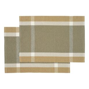 KOO Alia Placemat 2 Pack  Olive