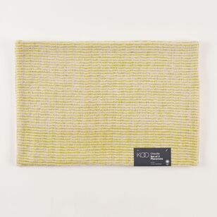 KOO Chenille Placemat 2 Pack Lime 33 x 48 cm