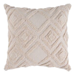 Brampton House Ravello Knitted Cushion Natural 45 x 45 cm