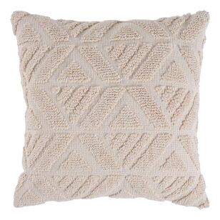 Brampton House Moena Knitted Cushion Natural 45 x 45 cm