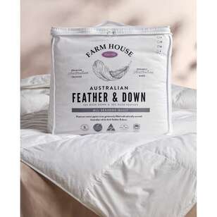 Tontine Farm House 50/50 Feather & Down Quilt White