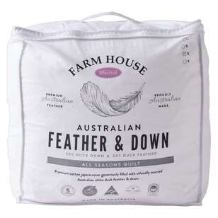 Tontine Farm House 50/50 Feather & Down Quilt White