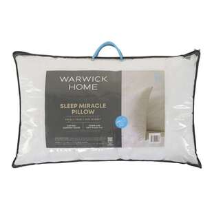 Warwick Home Sleep Miracle Pillow White Standard
