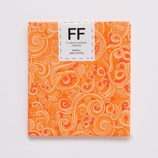 Swirly Flat Fat Blender Orange 50 x 52 cm