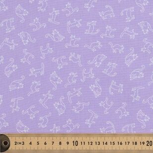 Baby Cat 112 cm Blender Fabric Lilac 112 cm