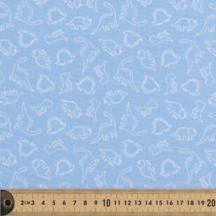 Baby Dino 112 cm Blender Fabric Blue 112 cm