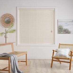 Windowshade 50 mm Faux Wood Venetian Blinds Fawn Textured