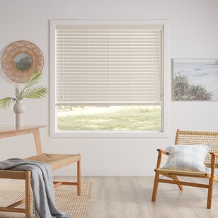 Windowshade 50 mm Faux Wood Venetian Blinds Fawn Textured