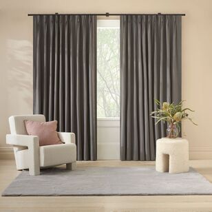 Warwick Home Colorado Blockout Pinch Pleat Curtains Slate
