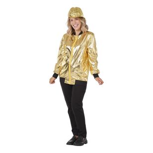 Spartys Gold Bomber Jacket And Hat  Multicoloured