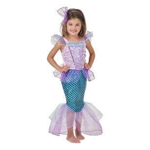 Spartys Kids Mermaid Dress Costume Multicoloured