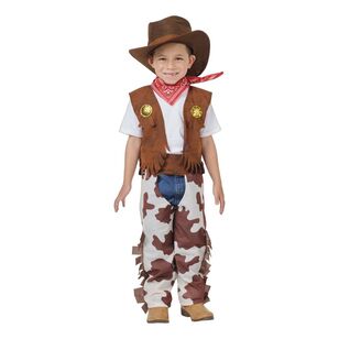 Spartys Kids Cowboy Costume Multicoloured 3 - 5 Years