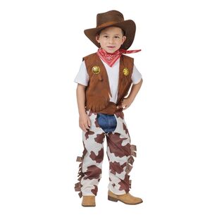 Spartys Kids Cowboy Costume Multicoloured 3 - 5 Years