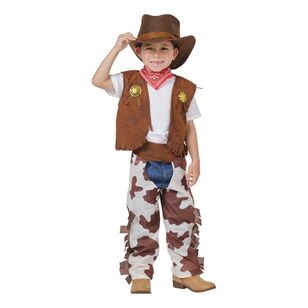 Spartys Kids Cowboy Costume Multicoloured 3 - 5 Years