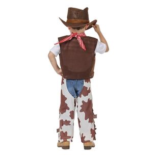 Spartys Kids Cowboy Costume Multicoloured 3 - 5 Years