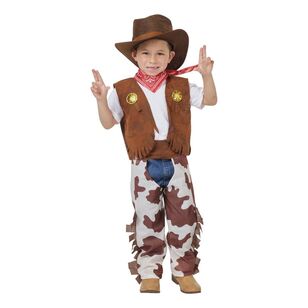 Spartys Kids Cowboy Costume Multicoloured 3 - 5 Years