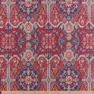 Persian Look Tapestry Fabric Red 140 cm