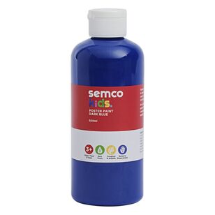 Semco Kids Poster Paint Dark Blue 500 mL