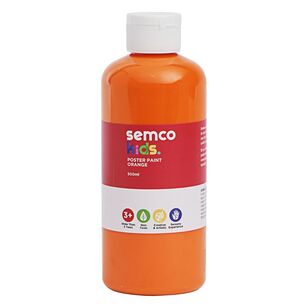 Semco Kids Poster Paint Orange 500 mL
