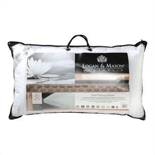 Logan & Mason Hotel Collection Pillow White Standard