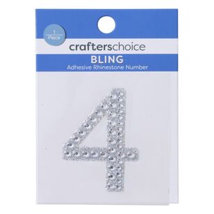 Crafters Choice Bling Adhesive Number 4 Adhesive Numer 4