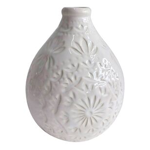 Ombre Home Harper Ceramic Vase II White 16 x 33 cm