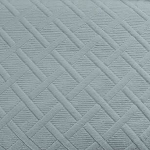 KOO Austin Faux Fur Quilt Cover Set Steel Grey