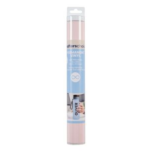 Crafters Choice Permanent Vinyl Light Pink 12 x 40 in